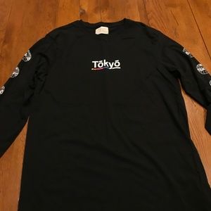 Black Tokyo Long Sleeved T-Shirt